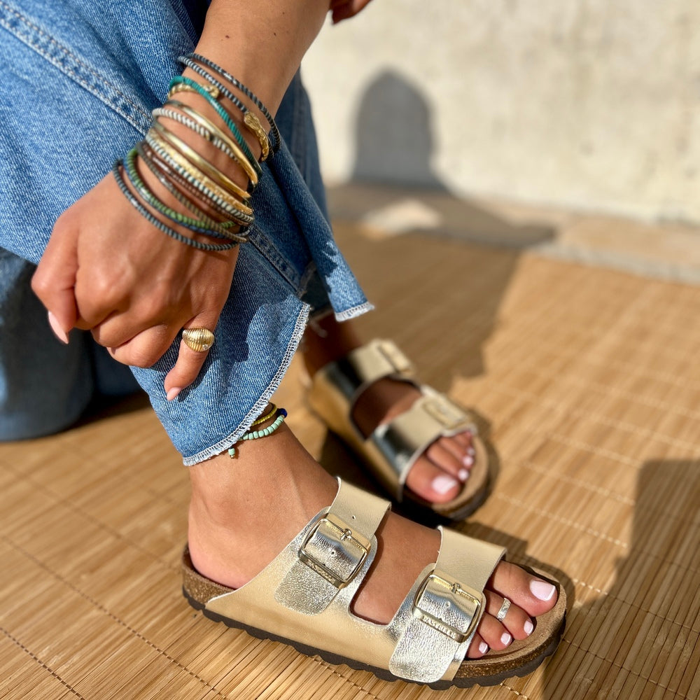 Joy – Women’s Double-Strap Comfort Mules - 38 - bordeaux
