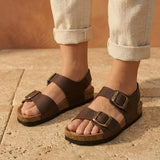 Elroy – Baby Boys’ Leather Buckle Sandals - 21 - Uni Noir