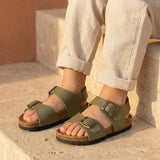 Elroy – Baby Boys’ Leather Buckle Sandals - 20 - S . choco