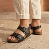 Elroy – Baby Boys’ Leather Buckle Sandals - 20 - Uni Noir