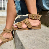 Jade – Women’s Comfort Sandals - 38 - Camel