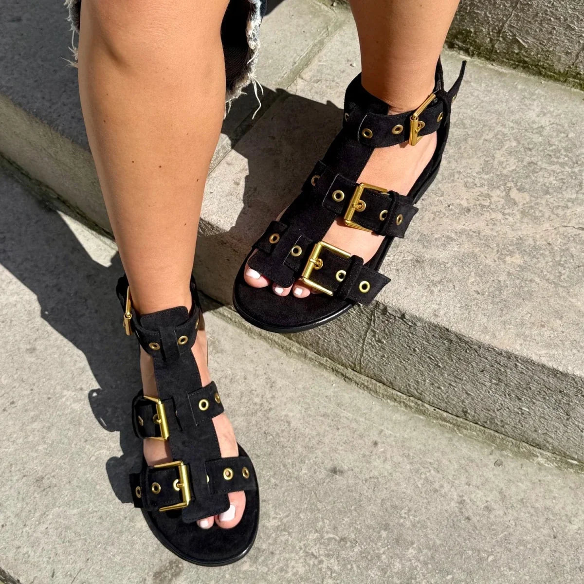 Jade – Women’s Comfort Sandals - 37 - Camel