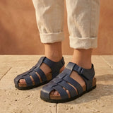 John – Baby Boys’ Hook-and-Loop Comfort Sandals - 21 - Beige