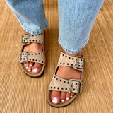 Joy Eyelet – Women’s Leather Comfort Mules - 39 - Camel