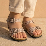 Salomé – Baby and Kids’ Strappy Comfort Sandals, Sizes 20–30 - 20 - léop Choco