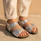 Salomé – Baby and Kids’ Strappy Comfort Sandals, Sizes 20–30 - 20 - léopard rose
