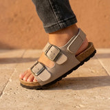 Sam – Baby Boys’ Hook-and-Loop Buckle Sandals - 20 - kaki