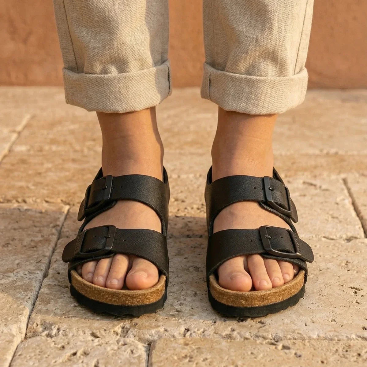 Sam – Baby Boys’ Hook-and-Loop Buckle Sandals - 22 - S . Marine