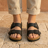 Sam – Baby Boys’ Hook-and-Loop Buckle Sandals - 22 - S . Marine