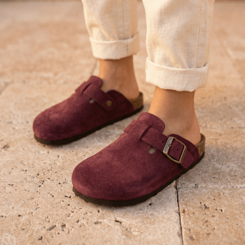 Solal Kids – Unisex Suede Comfort Clogs, Sizes 28–35 - 29 - Black