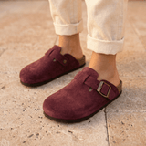 Solal Kids – Unisex Suede Comfort Clogs, Sizes 28–35 - 29 - Black
