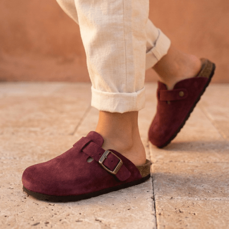 Solal Kids – Unisex Suede Comfort Clogs, Sizes 28–35 - 29 - kaki