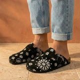 Solal – Women’s Suede Clogs with Cork and Leather Comfort Footbed - 39 - Kaki bandana