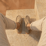 Zap Men – Suede Lace-Up Loafers with Crepe Sole - 41 - Camel
