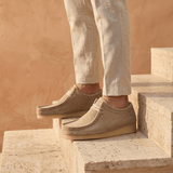 Zap Men – Suede Lace-Up Loafers with Crepe Sole - 41 - Taupe