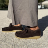 Zap – Women’s Suede Lace-Up Loafers with Natural Crepe Sole